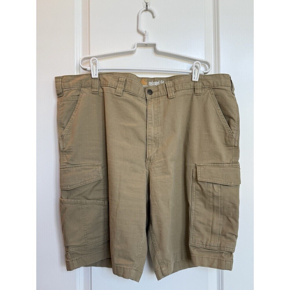Carhartt Men’s 44 Relaxed Fit‎ Canvas Cargo Work 11” Shorts Rugged Flex Durable